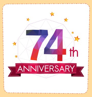 poligonal numara yıldönümü logosu