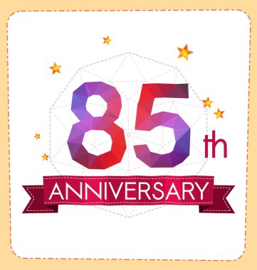 poligonal numara yıldönümü logosu