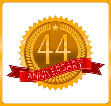 Klasik altın yıldönümü logosu