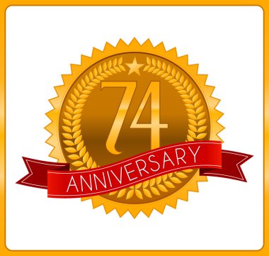 Klasik altın yıldönümü logosu