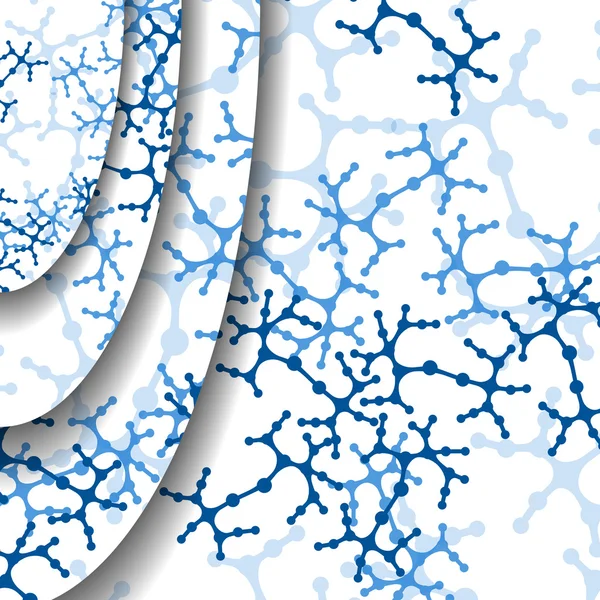 Illustrazione colorata del DNA — Vettoriale Stock