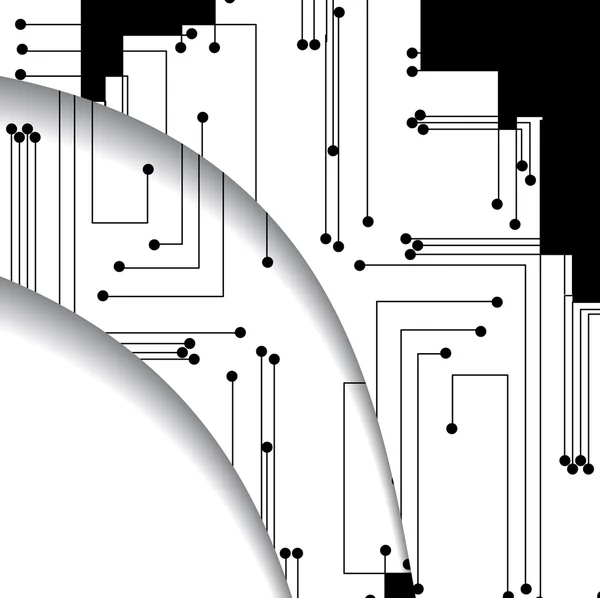 回路基板の図 — ストックベクタ