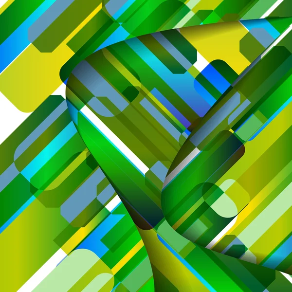 Ilustración colorida abstracta — Vector de stock