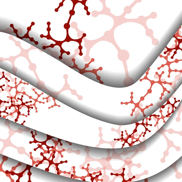 DNA färgglada illustration — Stockový vektor