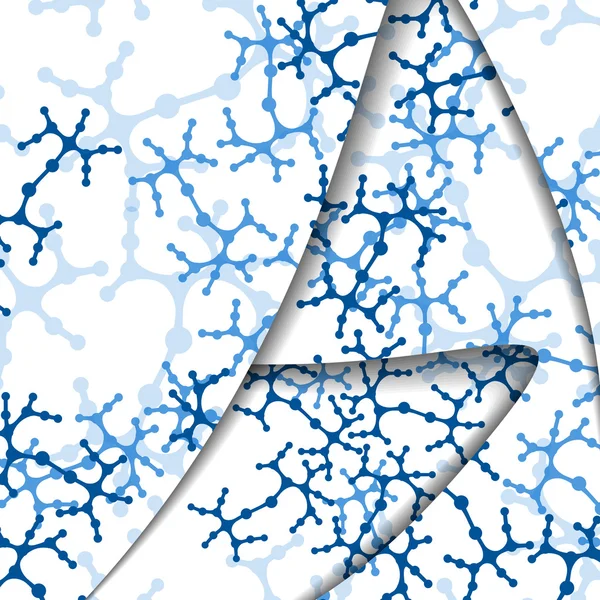 Illustrazione colorata del DNA . — Vettoriale Stock