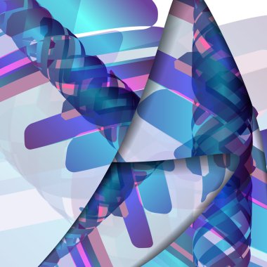 soyut renkli resimde