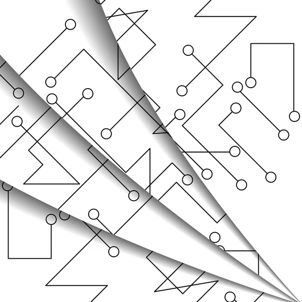 Kretskort illustration — Stock vektor
