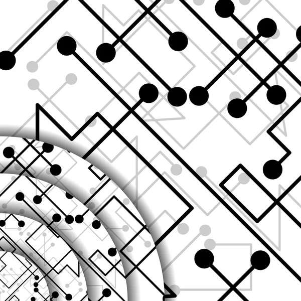 Circuit board illustration — Stock Vector