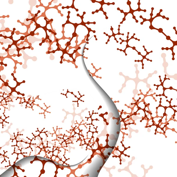 Dna 色彩丰富的插画 — 图库矢量图片