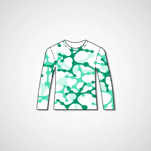 Illustration abstraite sur pull — Image vectorielle