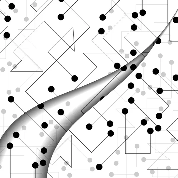 Illustrazione circuito stampato — Vettoriale Stock