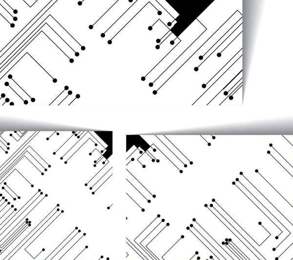 Illustrazione circuito stampato — Vettoriale Stock