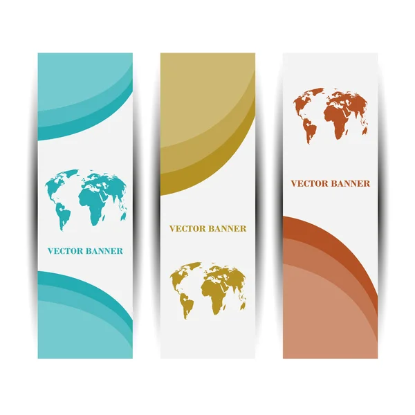 Establecer banners ilustración — Vector de stock