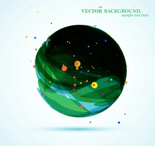 soyut daire kompozisyon