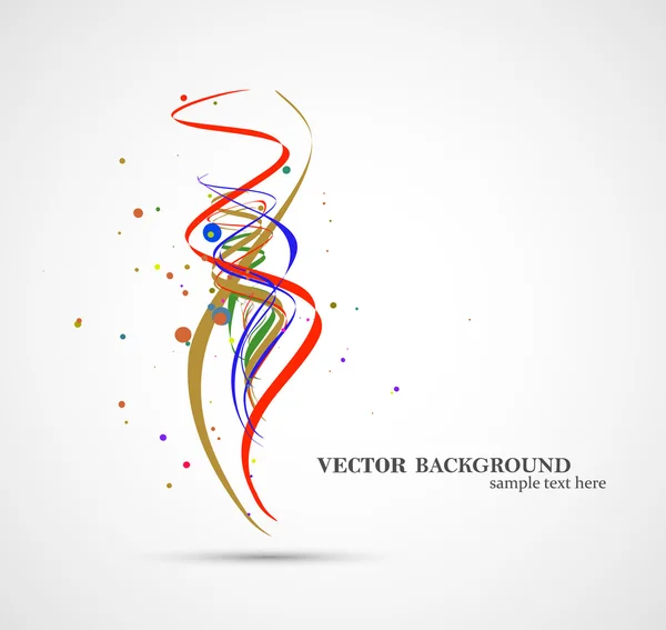 Ilustración de arte abstracto — Vector de stock