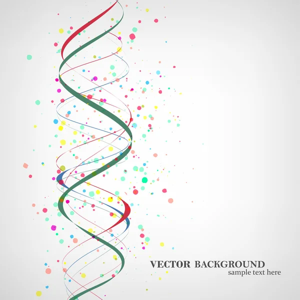 DNS molekula illusztráció — Stock Vector