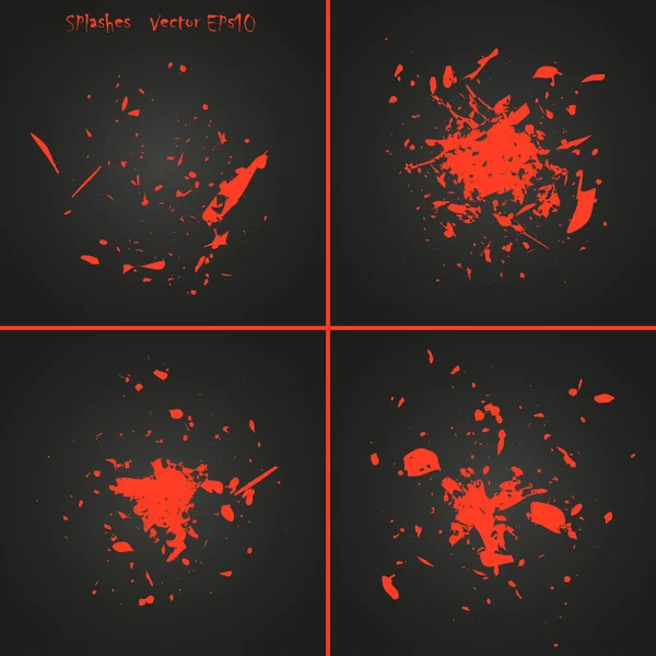 Soyut boya resimde sıçramalarına