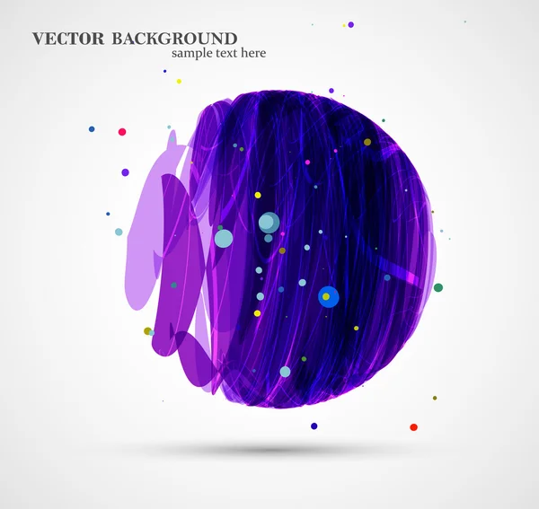 soyut daire illüstrasyon