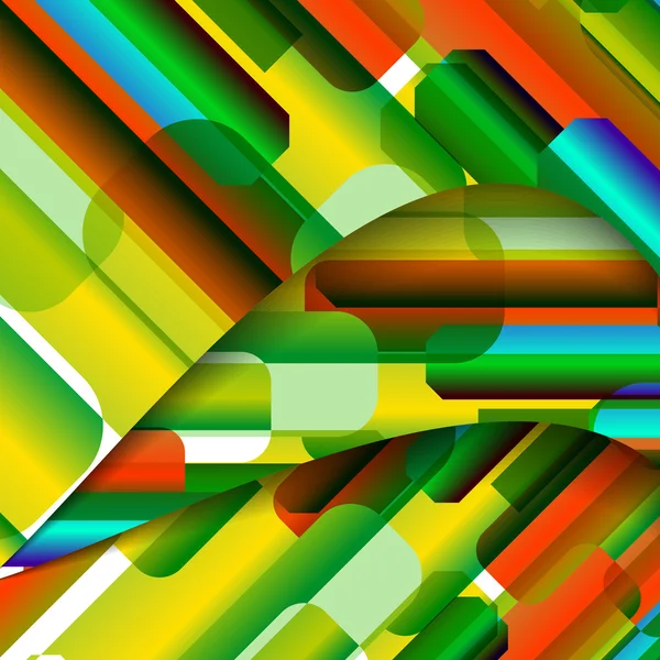 Ilustración colorida abstracta — Vector de stock