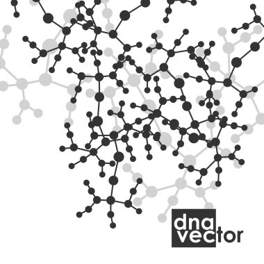 molekül arka plan illüstrasyon