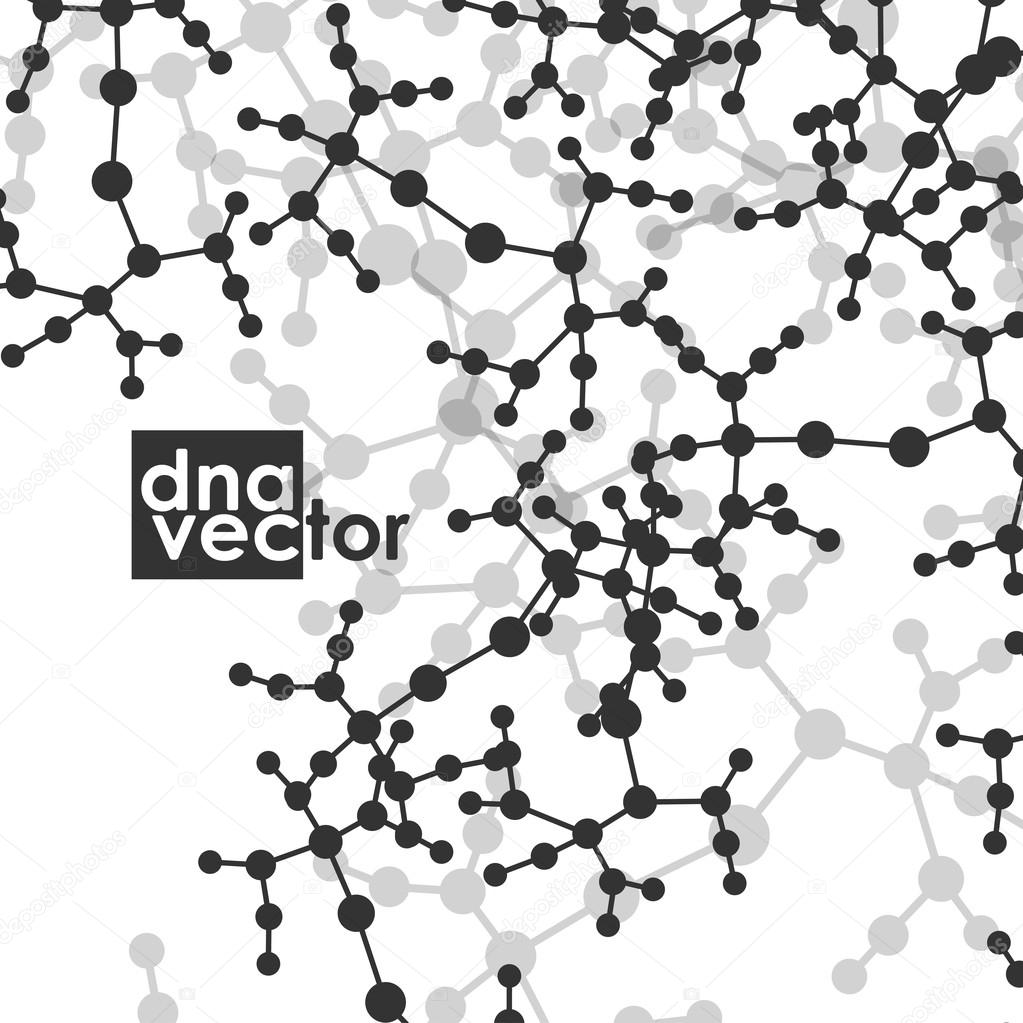 Molecule background illustration