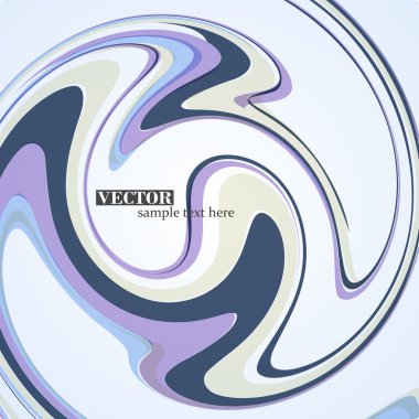 soyut renkli resimde