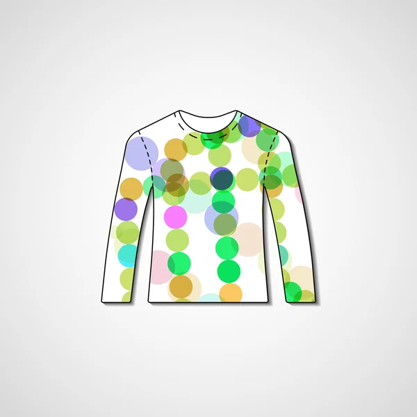 Illustration abstraite sur pull — Image vectorielle