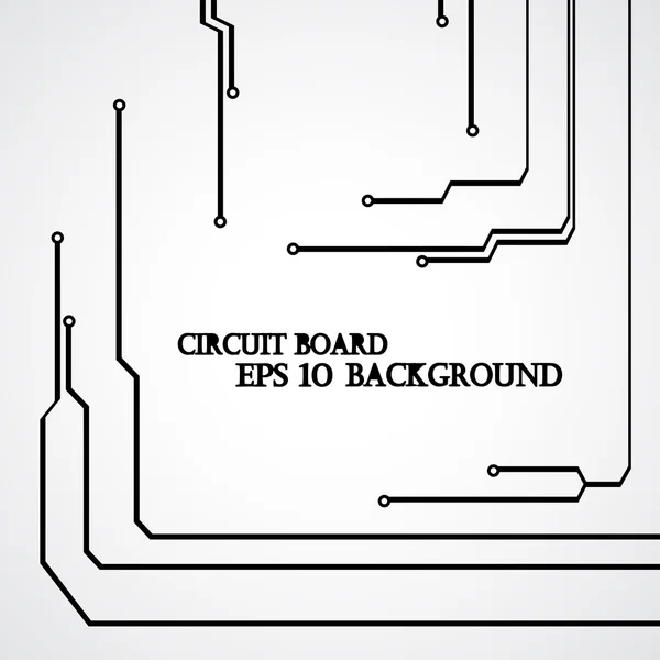 Circuit board background — Stock Vector