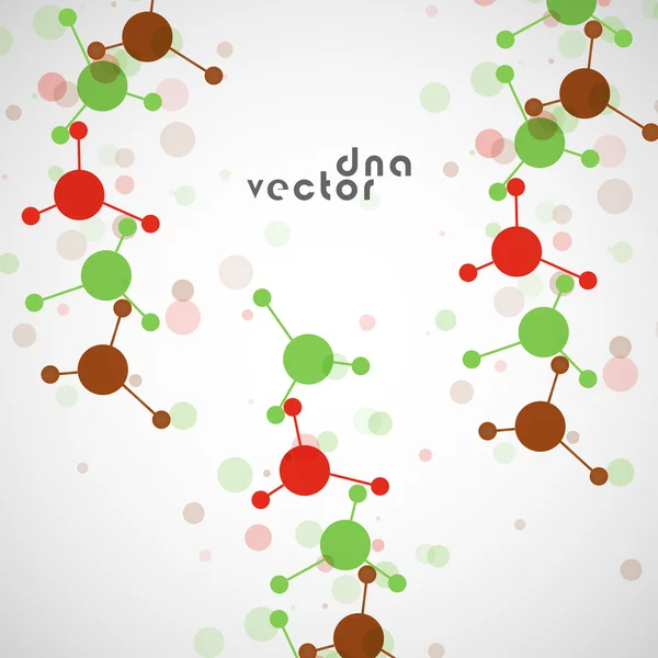 Molekylfarget bakgrunn – stockvektor