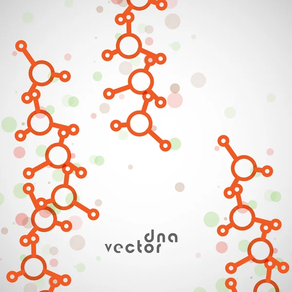 Molekyl färgstarka bakgrund — Stock vektor