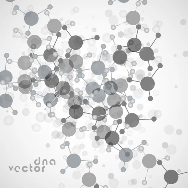 Фоновая иллюстрация молекул — стоковый вектор
