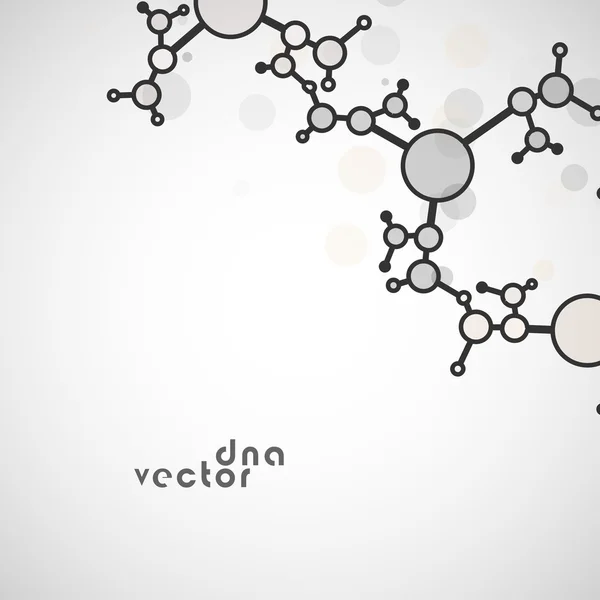 Molecule background illustration — Stock Vector