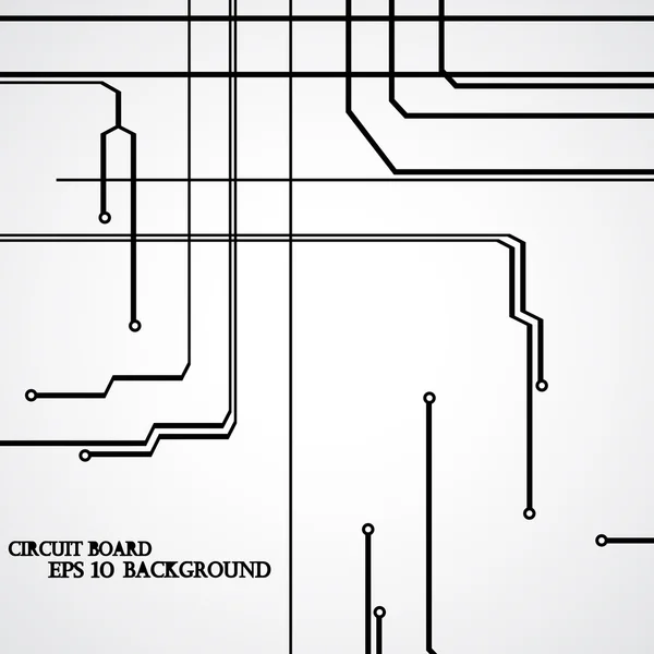 Placa de circuito fundo — Vetor de Stock