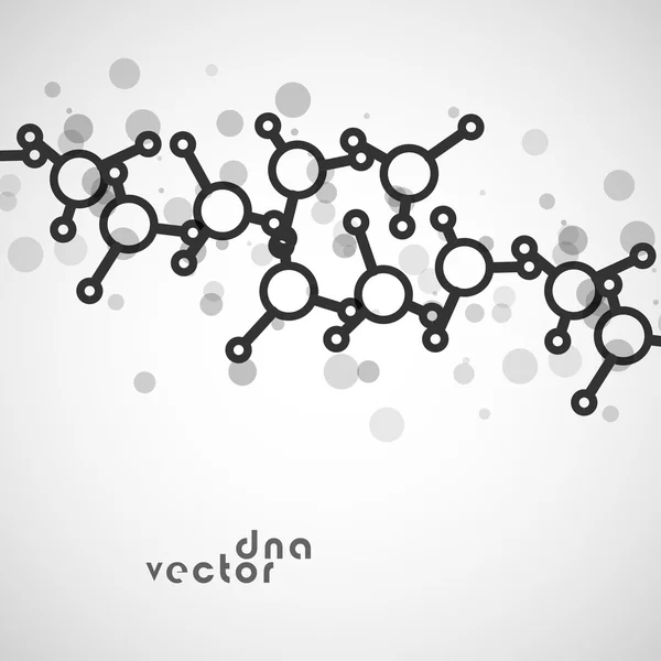 Molecule background illustration — Stock Vector