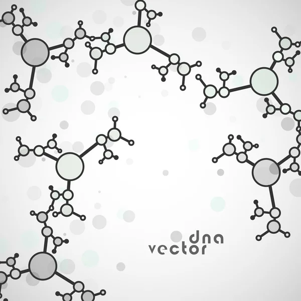 Molecule background illustration — Stock Vector