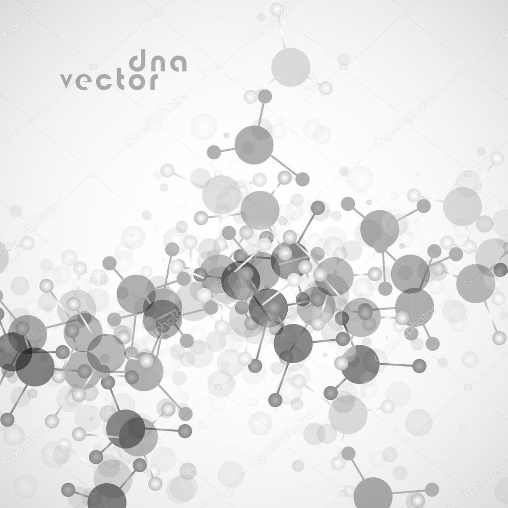 Molecule background illustration