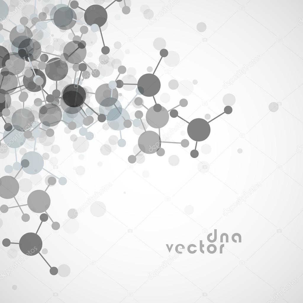 Molecule background illustration