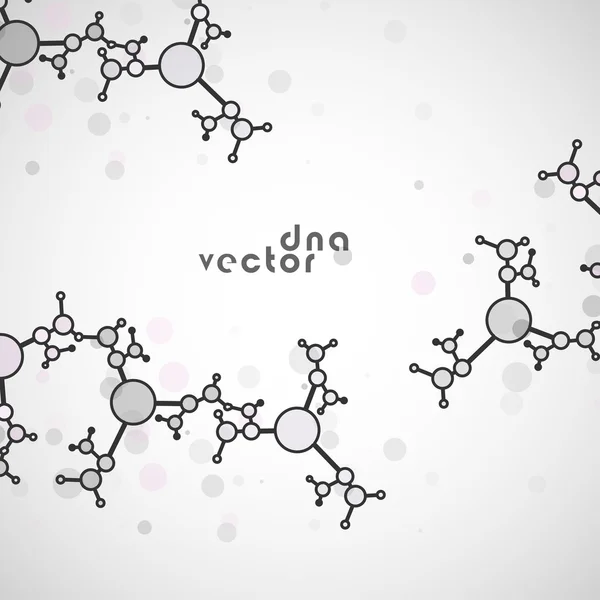 Illustration de fond de molécule — Image vectorielle