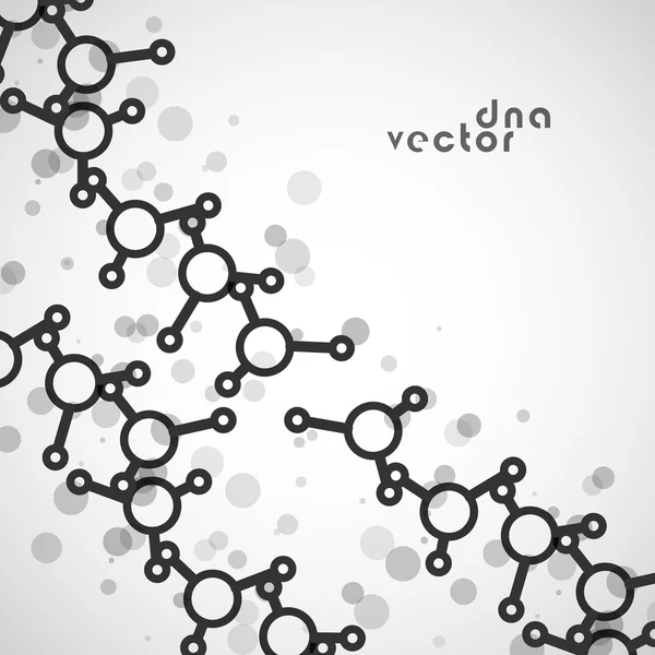 Illustration de fond de molécule — Image vectorielle