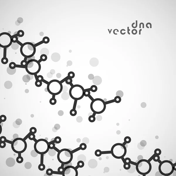 Molecule background illustration — Stock Vector