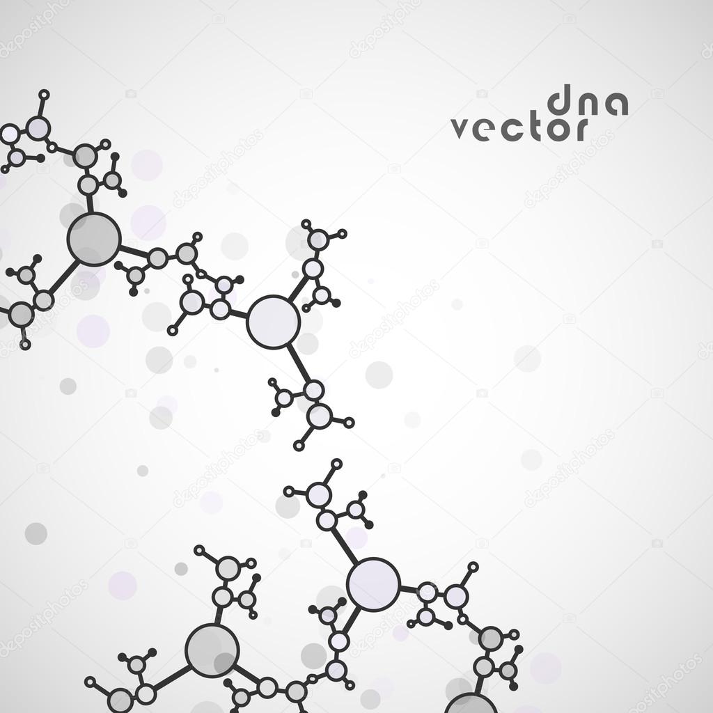 Molecule background illustration