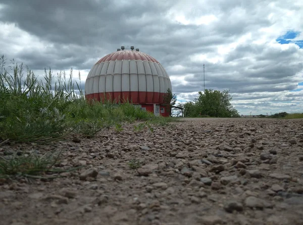 round weather station for sky weather research