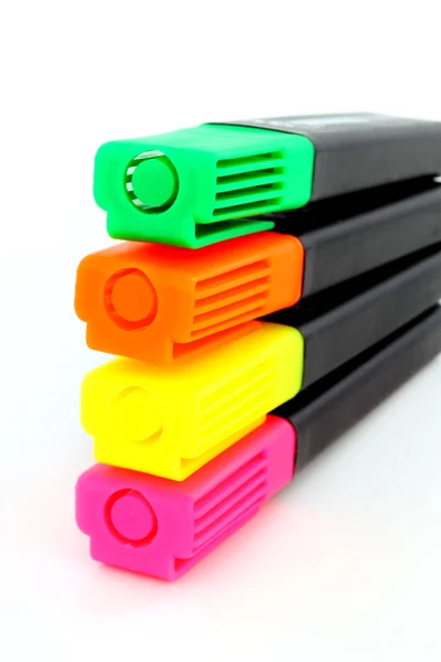 Marcadores multicoloridos para crianças — Fotografia de Stock