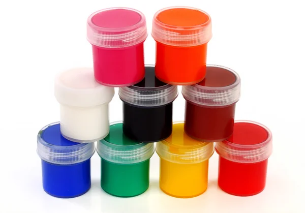 Multicolor children paints — Stock Photo, Image