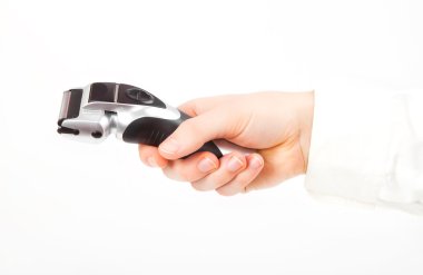 Erkek Elektrikli tıraş makinesi eller yumruk