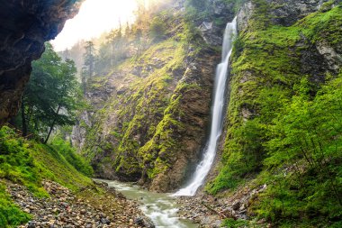 Çarpıcı gorge Salzkammergut bölge, Avusturya, Avrupa'nın Liechtensteinklamm