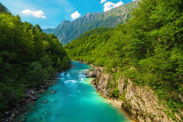 Fantastisch Raften Kajakken Europa Majestueuze Recreatieplaats Kajak Bestemming Adembenemende Turquoise — Stockfoto