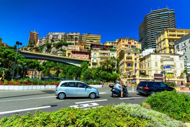 Lüks evler ve Monte Carlo, Monaco, Avrupa'daki