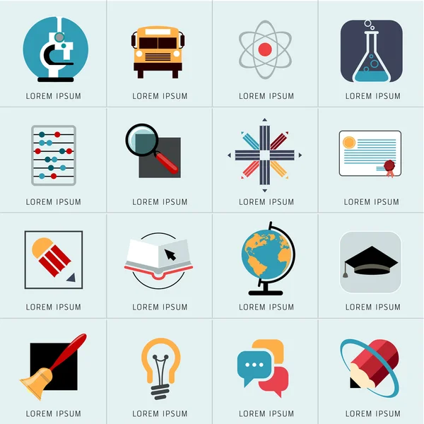 Logo's en web Icons — Stockvector