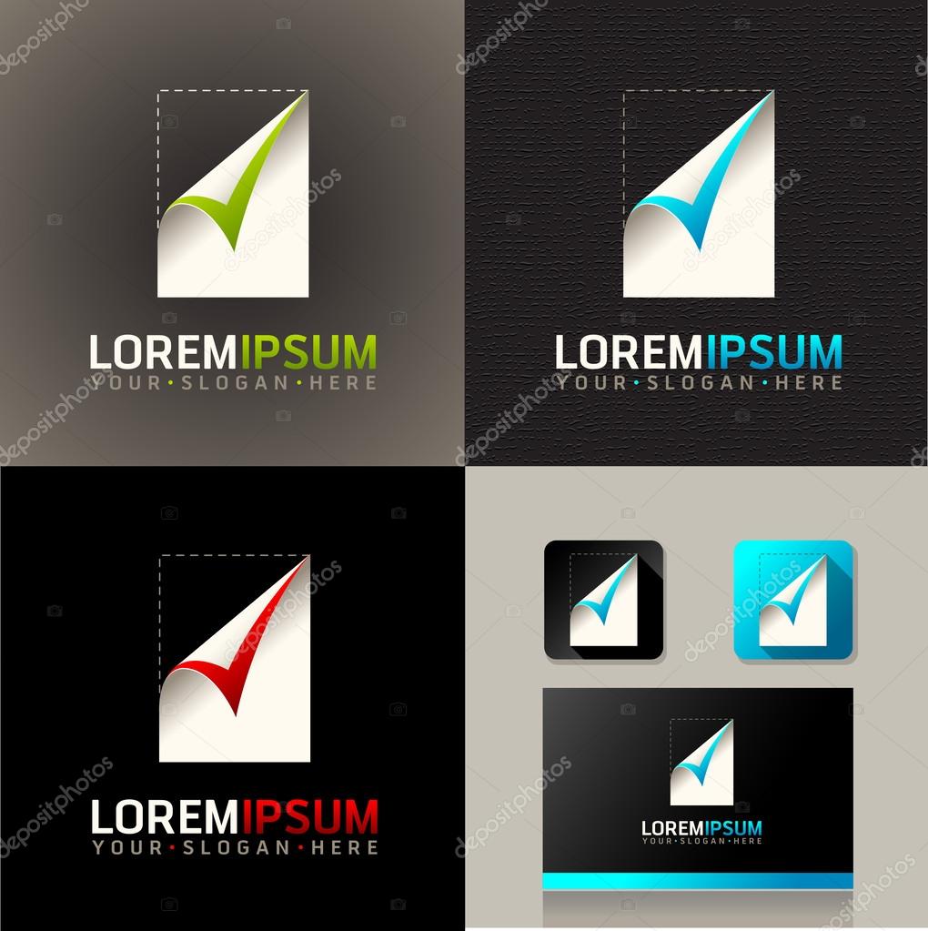 Logo and Abstract web Icon and vector identity symbol. Unusual icon on business card. Graphic design easy editable for Your design.